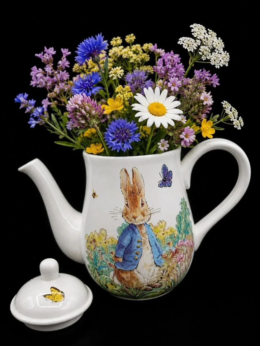 WORLD OF BEATRIX POTTER PETER RABBIT TEAPOT 7-3/4